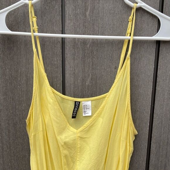Divided Shorts Romper Yellow - Picture 2 of 8